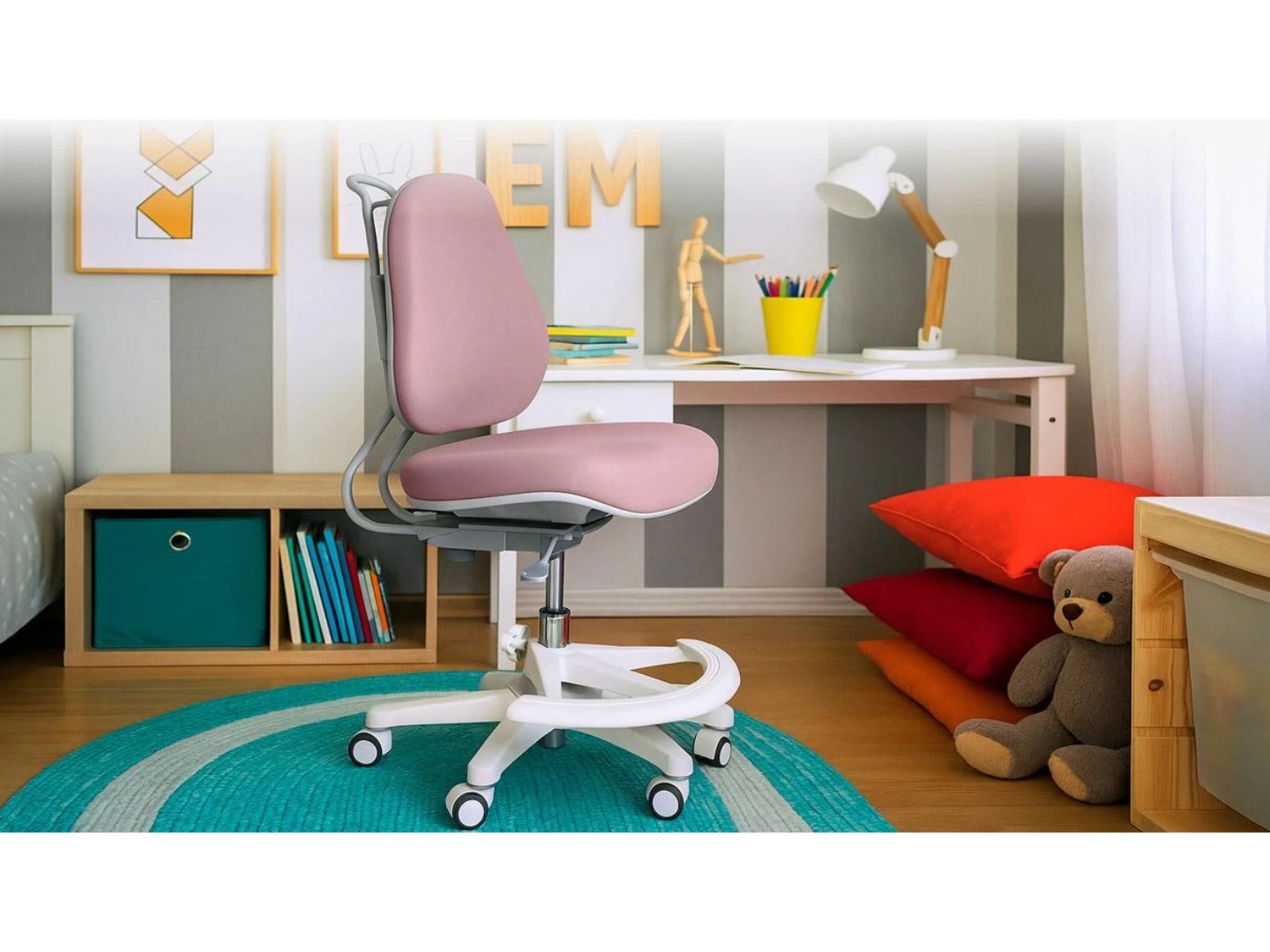 Крісло дитяче Evo-kids Mio Ergo Lite Dark Pink (Y-507 Lite DP) — фото 4
